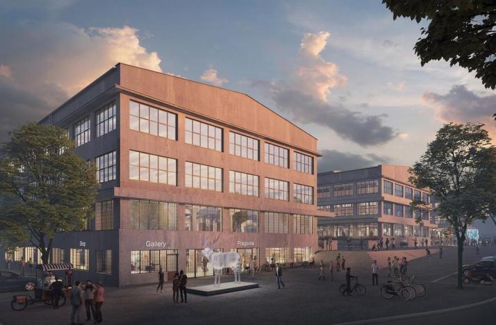 Pronájem kanceláře, Praha - Vysočany, Kolbenova, 1000 m2