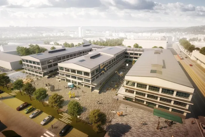 Pronájem kanceláře, Praha - Vysočany, Kolbenova, 1000 m2