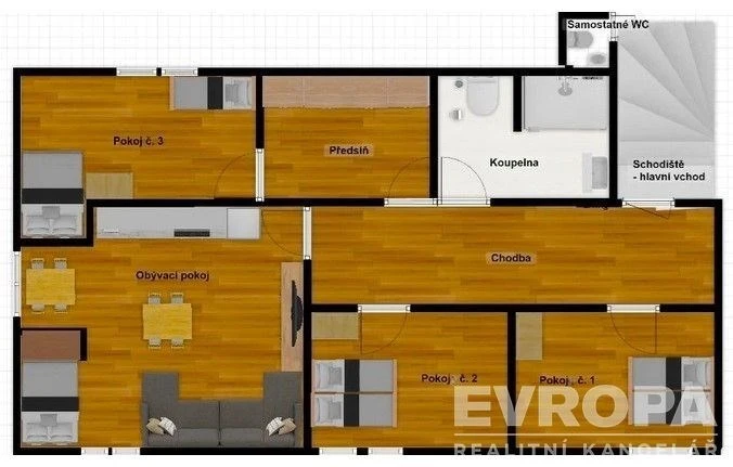 Prodej bytu 4+kk, Černý Důl - Čistá v Krkonoších, Čistá v Krkonoších, 99 m2