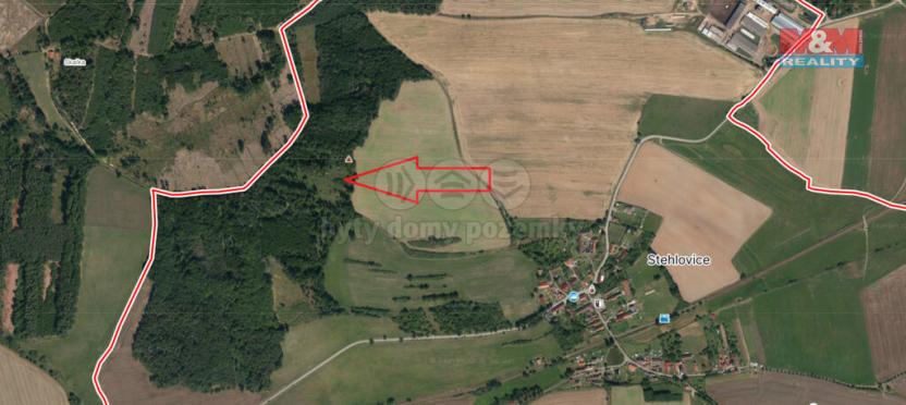 Prodej lesa, Stehlovice, 4125 m2