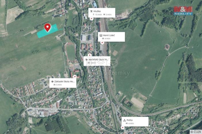 Prodej pozemku pro bydlení, Horní Lideč, 10675 m2