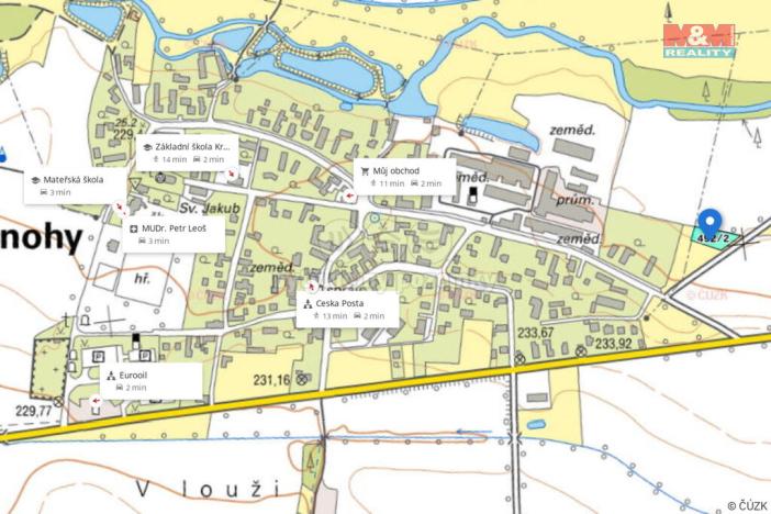 Prodej pozemku pro bydlení, Kratonohy, 1600 m2