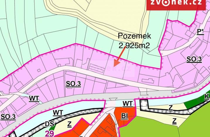 Prodej pozemku pro bydlení, Bohuslavice u Zlína, 2925 m2