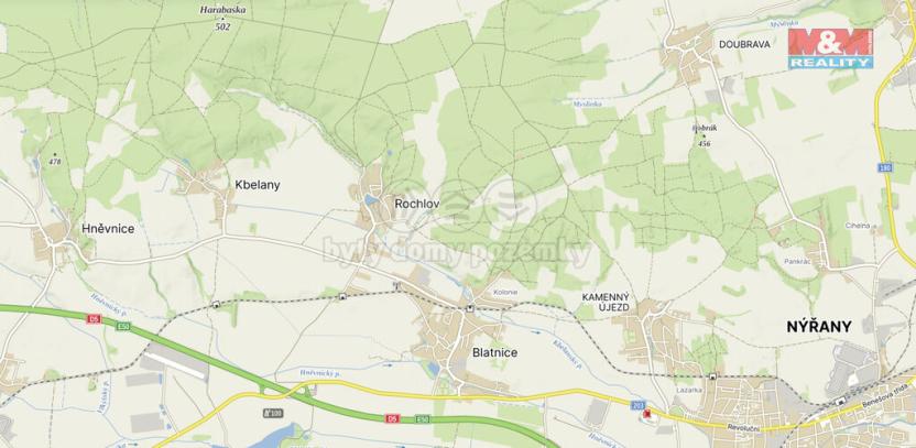 Prodej pozemku pro bydlení, Kbelany, 1626 m2