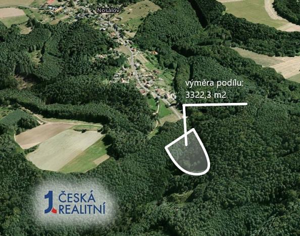 Prodej podílu lesa, Nosálov, 3322 m2