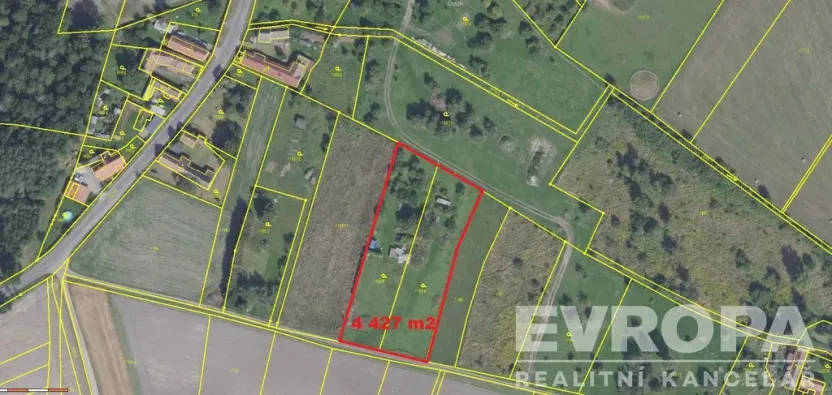 Prodej zahrady, Bělušice, 4787 m2