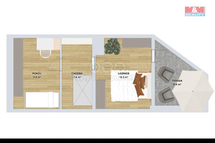 Prodej rodinného domu, Čelákovice, Na Hrádku, 66 m2