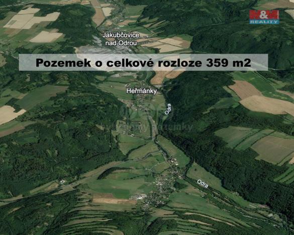 Prodej trvalého travního porostu, Heřmánky, 359 m2