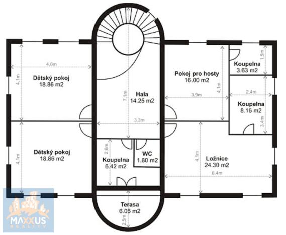 Pronájem vily, Praha - Nebušice, Nebušická, 539 m2