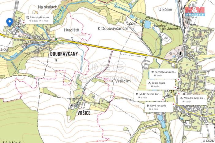 Prodej rodinného domu, Zásmuky - Doubravčany, 743 m2