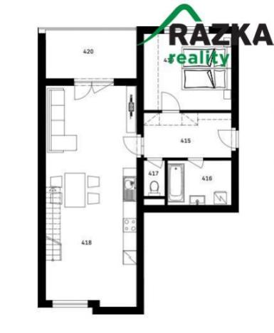 Prodej bytu 2+1, Nýrsko, 91 m2