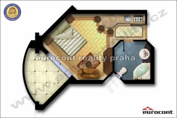 Prodej bytu 1+kk, Hurghada, Egypt, شارع اللواء مؤمن البنان, 46 m2