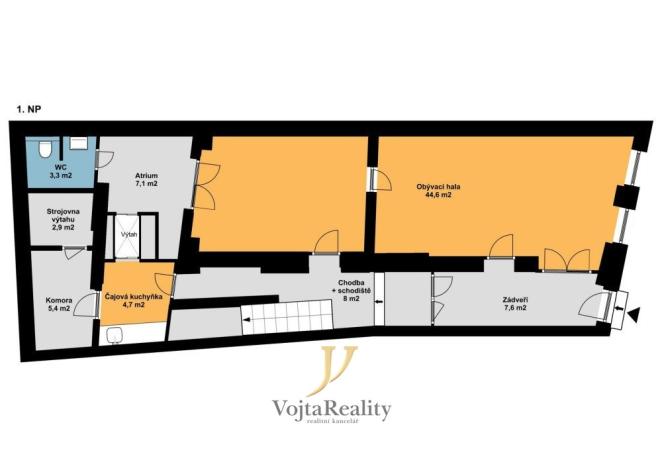 Pronájem rodinného domu, Olomouc, Purkrabská, 360 m2