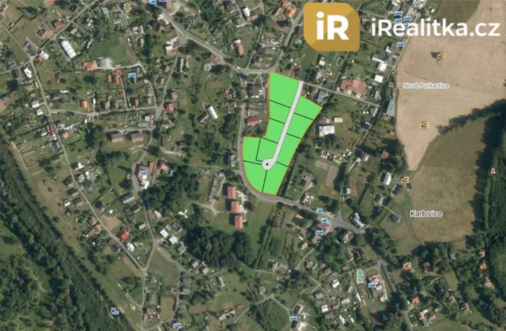 Prodej pozemku pro bydlení, Karlovice, 17428 m2