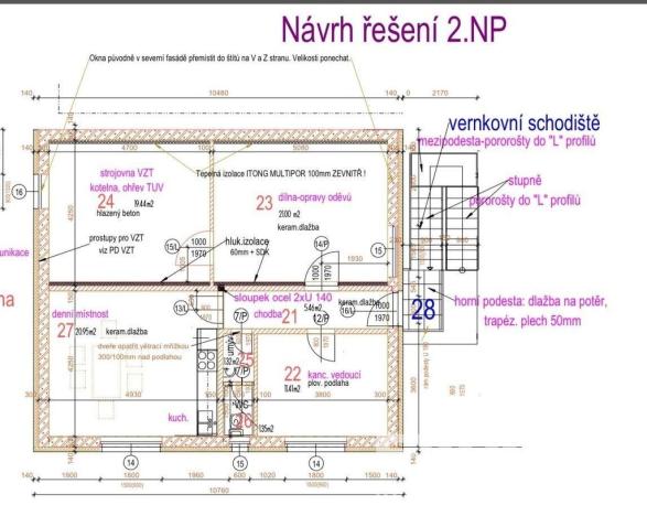 Prodej výrobních prostor, Slaný, Pražská, 800 m2