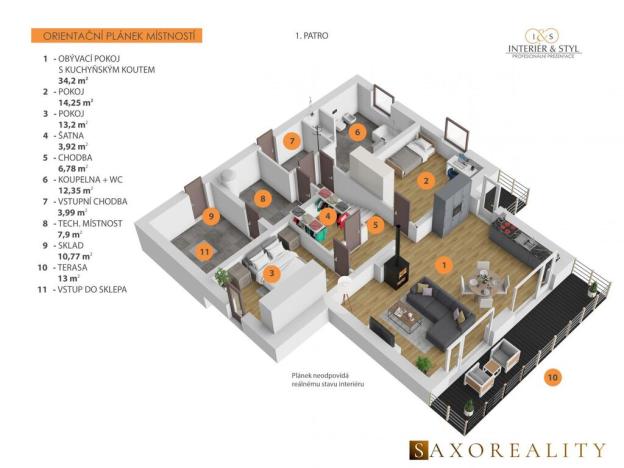 Prodej rodinného domu, Buš, 181 m2