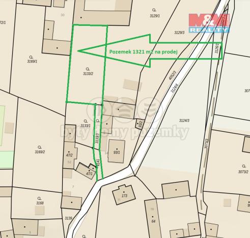 Prodej pozemku pro bydlení, Dobev - Malé Nepodřice, 1226 m2