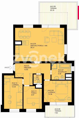 Prodej bytu 4+kk, Uherské Hradiště, 93 m2