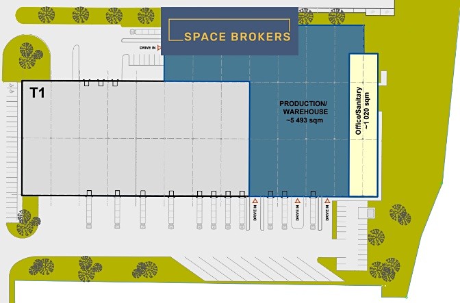 Pronájem skladu, Teplice, 5493 m2