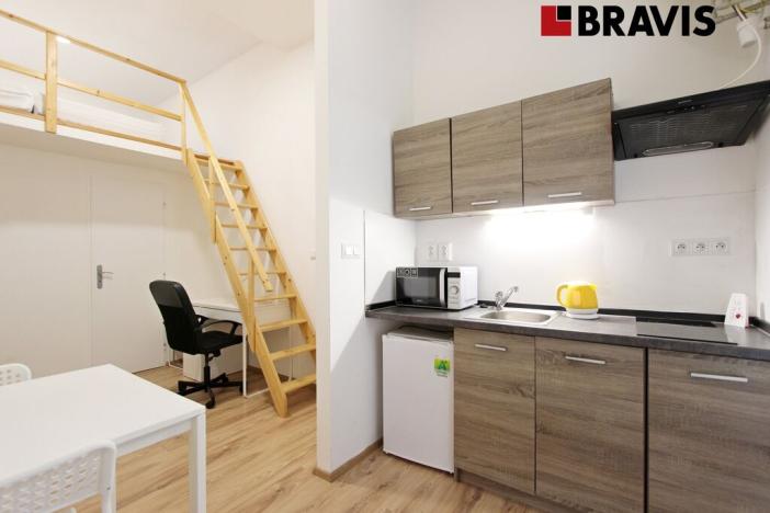 Pronájem bytu 1+kk, Brno, Václavská, 20 m2