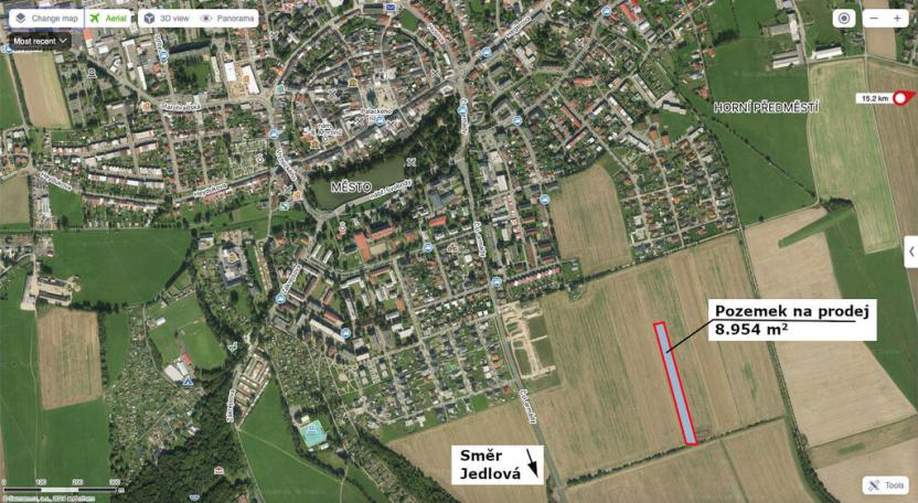 Prodej pozemku pro bydlení, Polička, J. Smoly, 8954 m2