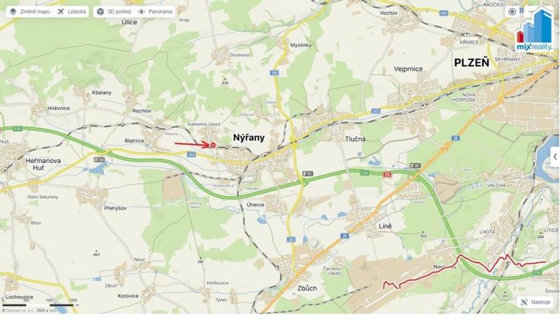 Prodej pozemku pro bydlení, Nýřany - Kamenný Újezd, 17141 m2