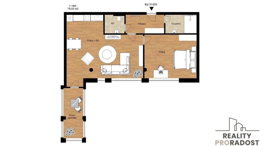 Prodej bytu 2+kk, Třebíč - Vnitřní Město, Karlovo nám., 80 m2