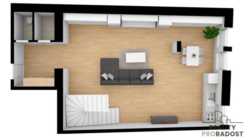 Prodej atypického bytu, Třebíč - Vnitřní Město, Karlovo nám., 189 m2