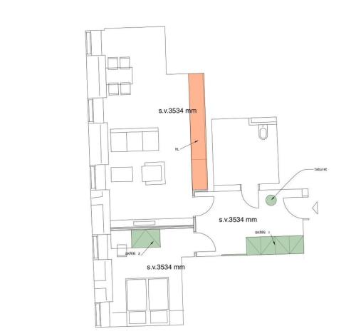 Pronájem bytu 2+kk, Brno, Česká, 64 m2