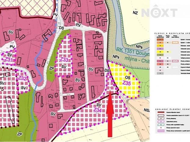 Prodej pozemku pro bydlení, Ronov nad Doubravou, 1390 m2