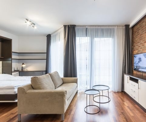 Pronájem bytu 1+kk, Praha - Nové Město, Na slupi, 45 m2