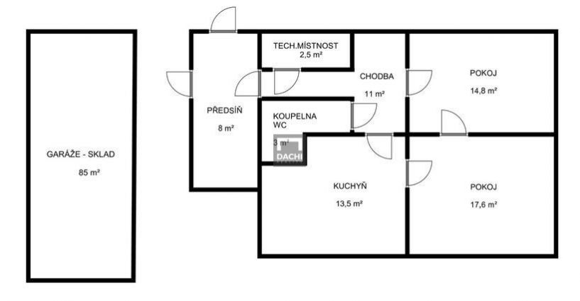 Prodej rodinného domu, Litovel, Kysucká, 100 m2