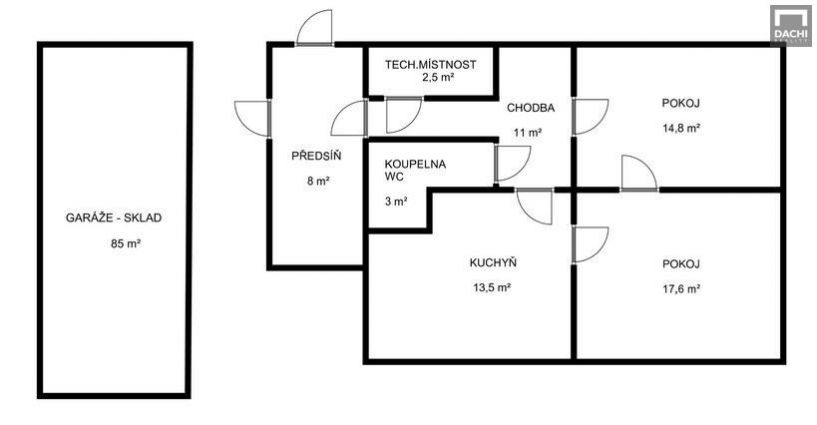 Prodej rodinného domu, Litovel, Kysucká, 100 m2