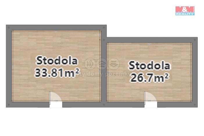 Prodej chalupy, Spálené Poříčí - Číčov, 92 m2