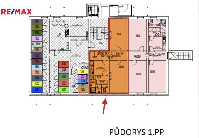 Pronájem obchodního prostoru, Pelhřimov, Pražská, 57 m2