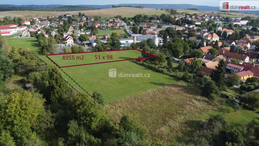 Prodej komerčního pozemku, Netvořice, Pražská, 4955 m2