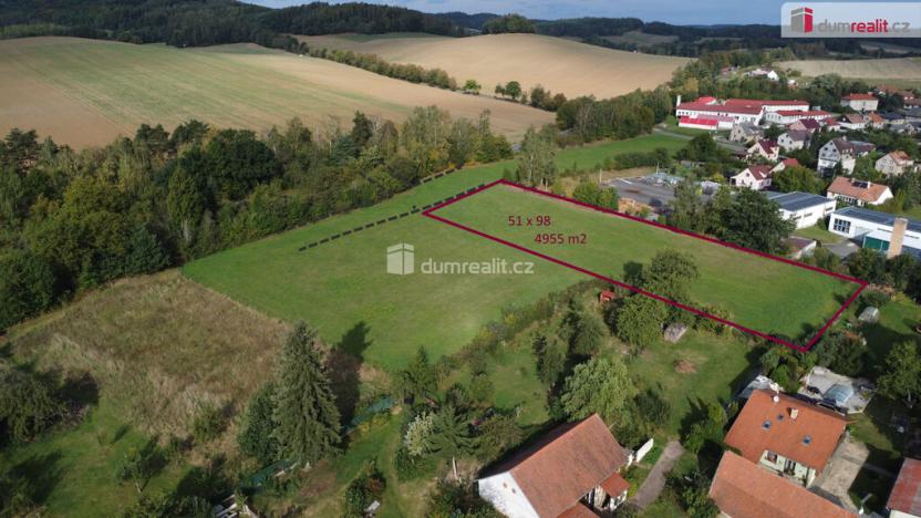 Prodej komerčního pozemku, Netvořice, Pražská, 4955 m2