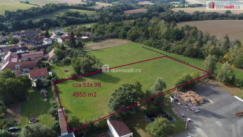 Prodej komerčního pozemku, Netvořice, Pražská, 4955 m2