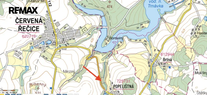 Prodej pozemku pro bydlení, Červená Řečice, 289 m2