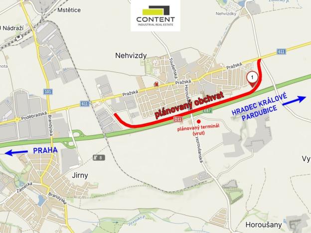 Prodej komerčního pozemku, Nehvizdy, Družstevní, 9021 m2