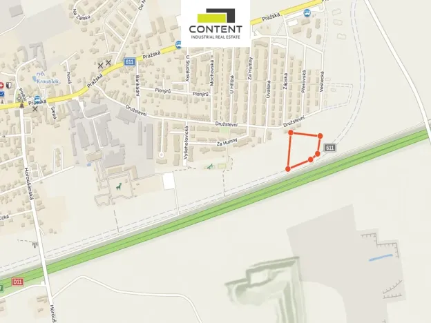 Prodej komerčního pozemku, Nehvizdy, Družstevní, 9021 m2