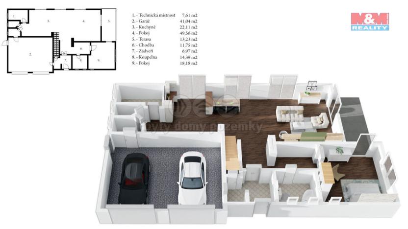 Prodej rodinného domu, Horní Bezděkov, Luční, 359 m2