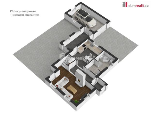 Prodej rodinného domu, Kaplice - Hradiště, 120 m2