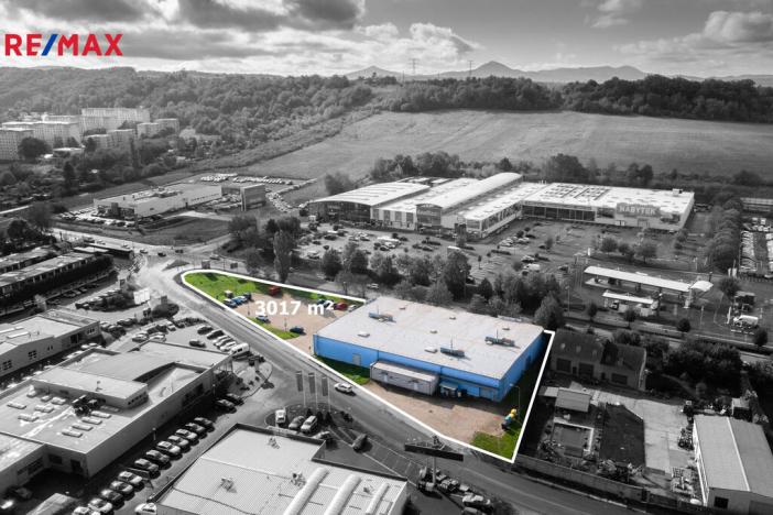 Prodej obchodního prostoru, Ústí nad Labem - Všebořice, Podhoří, 1714 m2