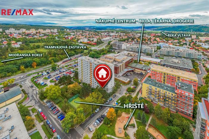 Prodej bytu 3+1, Praha - Modřany, Plovdivská, 76 m2