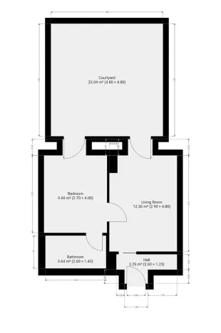 Pronájem bytu 2+kk, Praha - Bubeneč, Ovenecká, 30 m2