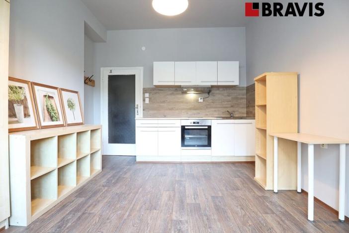 Pronájem bytu 1+kk, Brno - Zábrdovice, Příkop, 25 m2