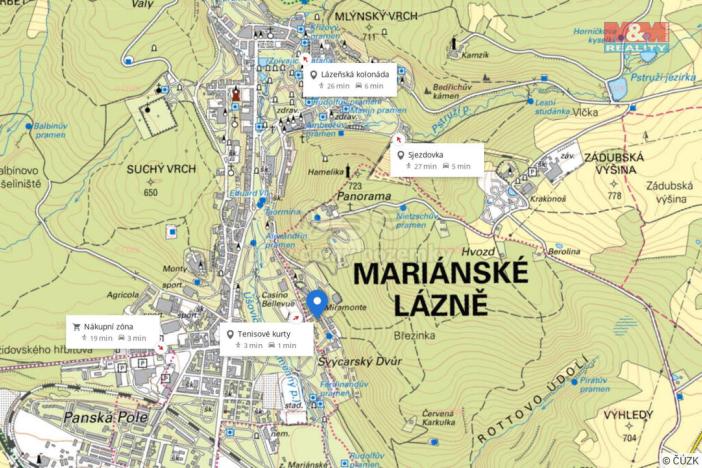 Prodej bytu 2+kk, Mariánské Lázně - Úšovice, Zeyerova, 64 m2