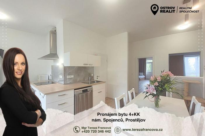 Pronájem bytu 4+kk, Prostějov, nám. Spojenců, 102 m2