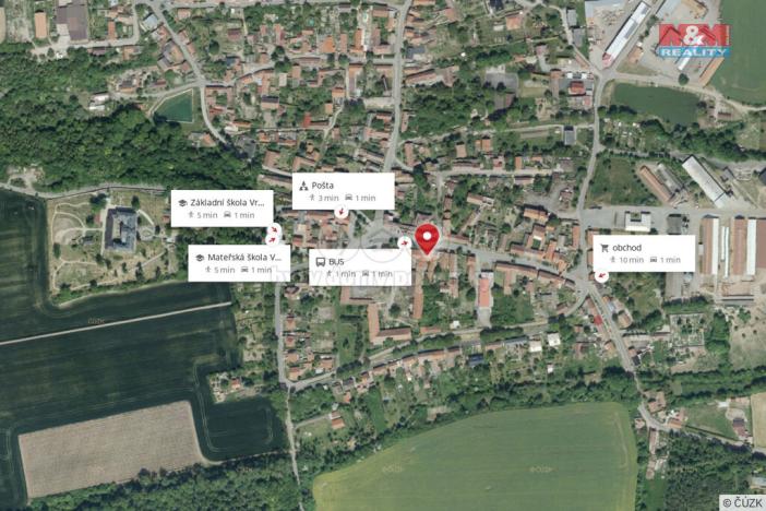 Prodej rodinného domu, Vraný, 70 m2